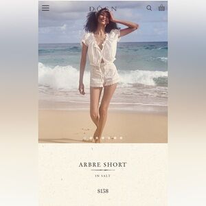 Doen Arbre Shorts size 6